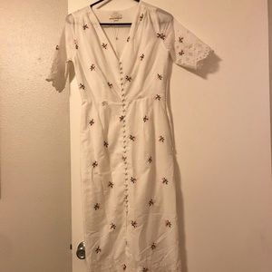 YUMI KIM White Floral Dress